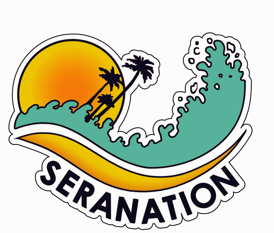 Seranation OG Wave Logo Sticker